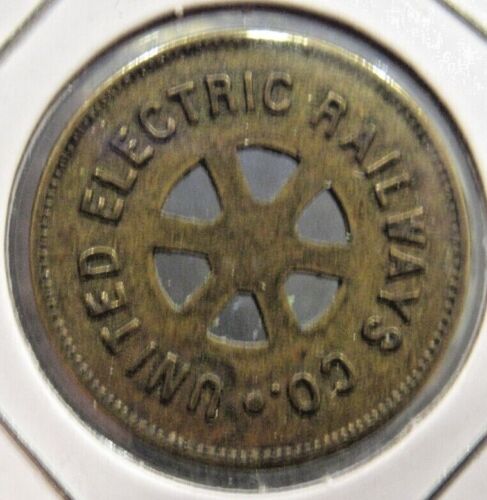 Very Old United Electric Railways Co. Providence, RI Transit Token Rhode Island