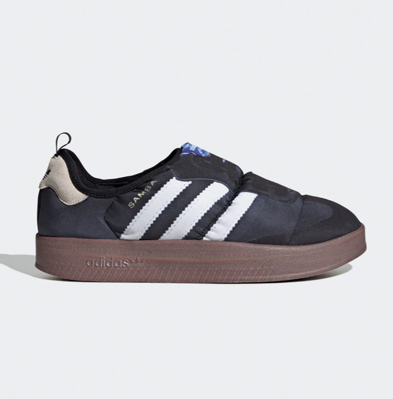 ★[ADIDAS] Puffylette Core Black★男女共用★ Adidas Puffylette Samba Core Black Shoes HP6700 Size 9 # IN