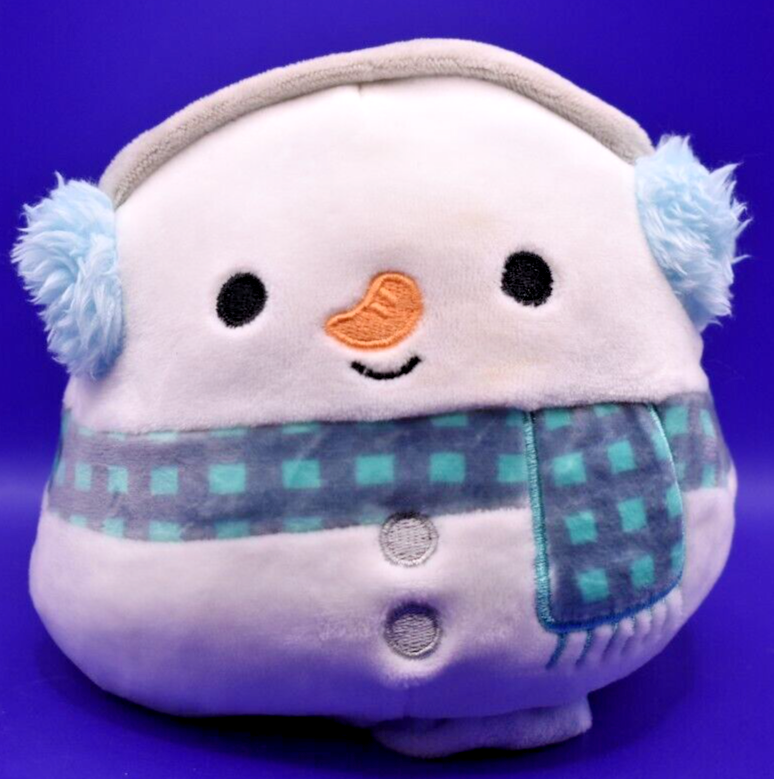 Squishmallows Manny Snowman & Tinsel 5” Flip A Mallows