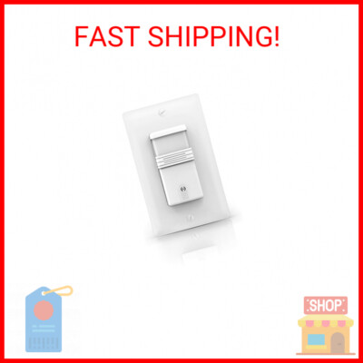 ECOELER 3Way Motion Sensor Light Switch, PIR in Wall Sensor Switch, Occupancy Se