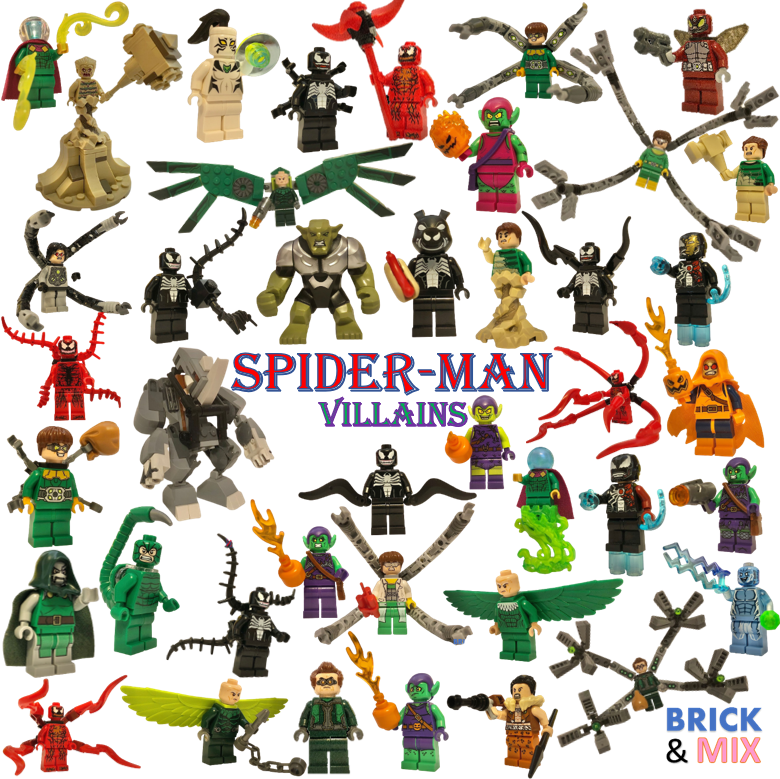 Spider man villains lego deals