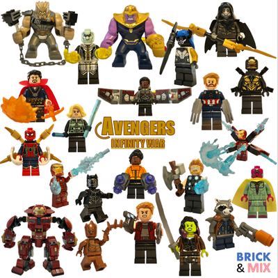Lego avengers infinity war custom sales