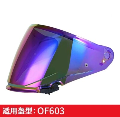 Helmets Visor Lens For LS2 OF603 INFINITY II Carbon Jet Helmet Open Face Shield