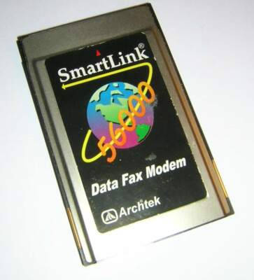 Architek SmartLink PCMCIA 56k Modem PC Card FM56C-CF with Dongle Cable