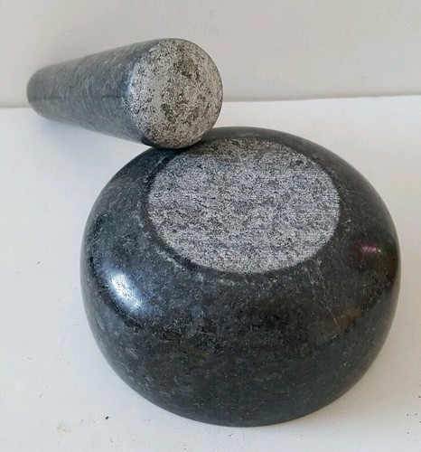 Palm Restaurant Miami Mortar And Pestle Polished Granite Kitchen Chef