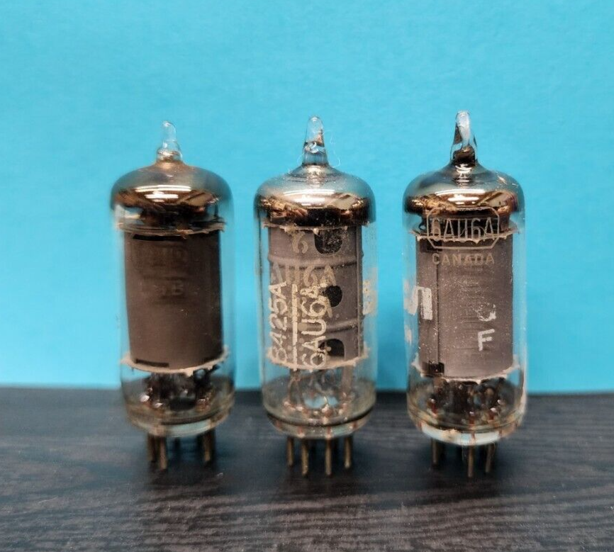 1- 6AU6 6AU6A  Vacuum Tube Mixed Brands Tested Qty Available Loc. Stock