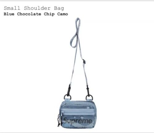 Supreme Small Shoulder Bag Blue Chocolate Chip Camo SS20 NWT Supreme Small Shoulder Bag Blue Chocolate Chip Camo SS20 NWT