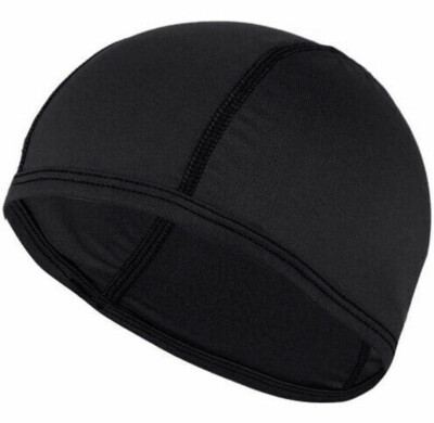 Moisture Sweat Wicking Thin Cooling Bald Dome Skull Cap Helmet Liner Beanie Hat