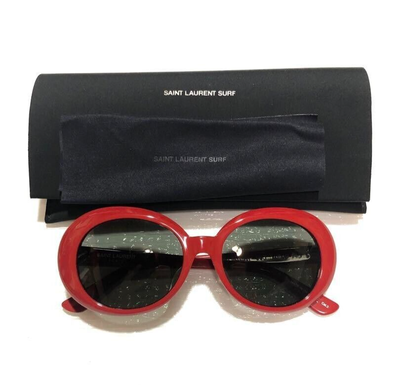 Saint Laurent Surf Collection SL98 加利福尼亚州太阳镜红色火焰| eBay