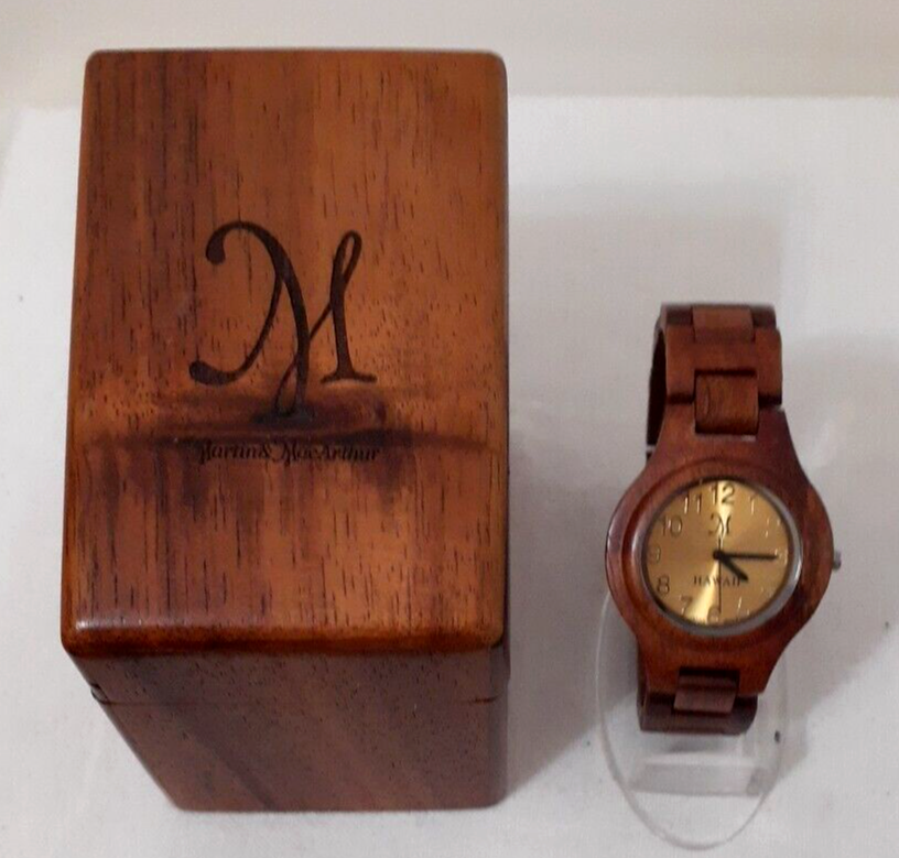 Martin & MacArthur 木製腕時計 マーティンアンドマッカーサー