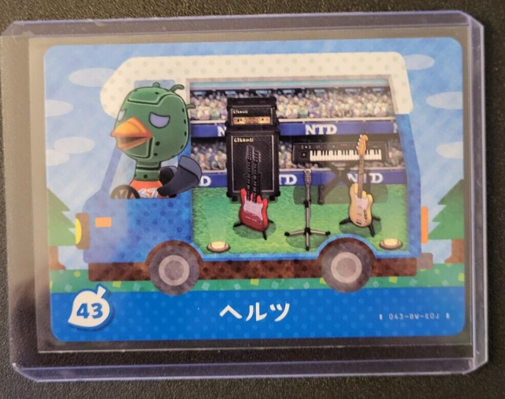 amiiboカード Genji #253 Animal Crossing Amiibo Card – Villager Cards