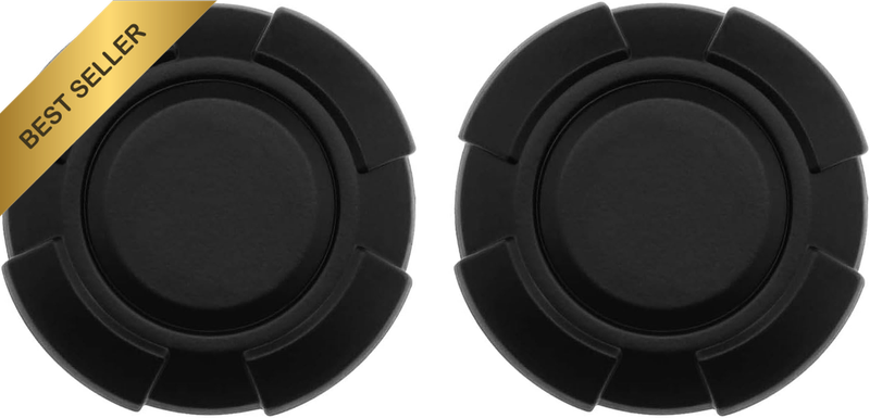 2PCS Car Door Lock Trim Cover Dust-Proof Anti-Rust Keyhole Decoration Cap Compat
