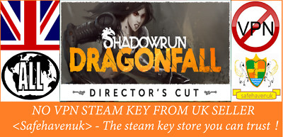 Shadowrun: Dragonfall - Director's Cut Steam key NO VPN Region Free UK Seller