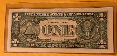 $1 BILL(1955/04/15)UNIQUE-GIFT-NOTE-BIRTHDAY-ANNIVERSARY-FANCY-SERIAL-NUMBER