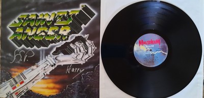 SAINT'S ANGER - DANGER METAL mit Original Autogramme - Mausoleum Records