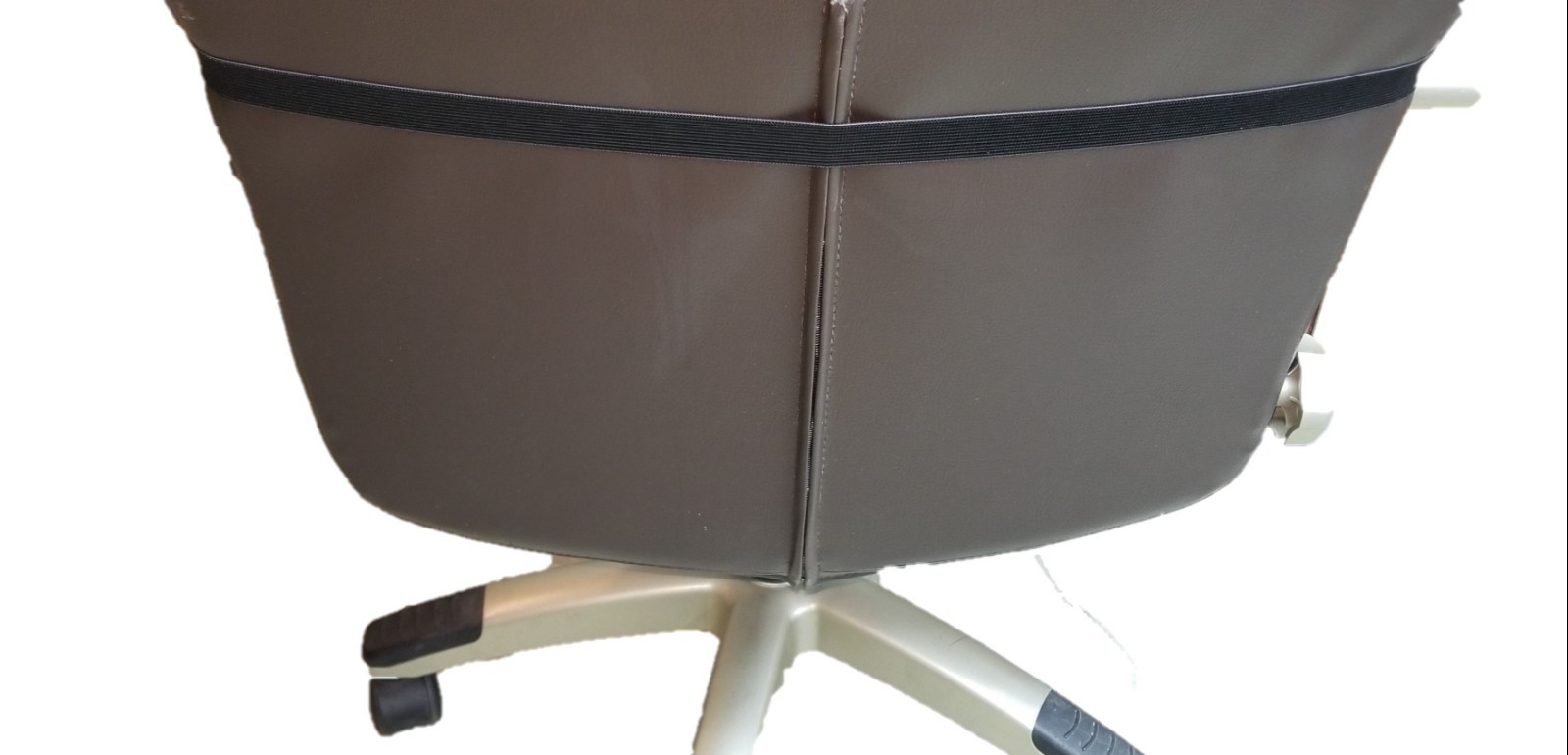 2PC SET Premium Memory Foam Lumbar Back & Seat Cushion Pillow 4 Large Chairs Blk