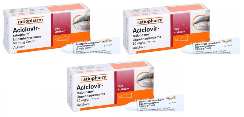 3x Lippenherpescreme 2g Pzn 02286360