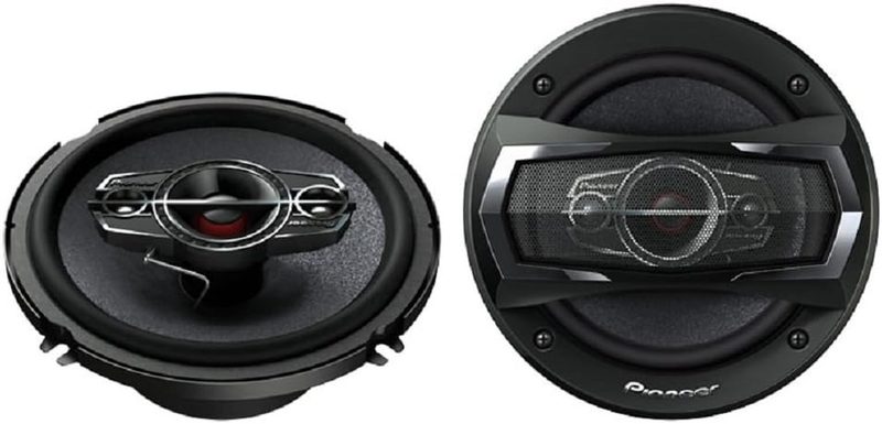 Pioneer TS-A1685R 350 Watts 4-Way Car Speakers, 6 1/2 Inch - 6 3/4 Inch, 1 Pair