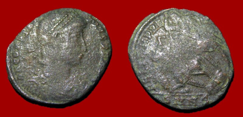 Roman Coin : Constance Ii â Demi Maiorina, Tb [6dmcd1]