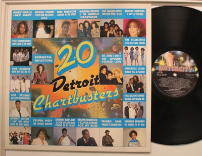 Various Artists Lp 20 Detroit Chartbusters On Motorcity - Vg++ To Nm! Or Better