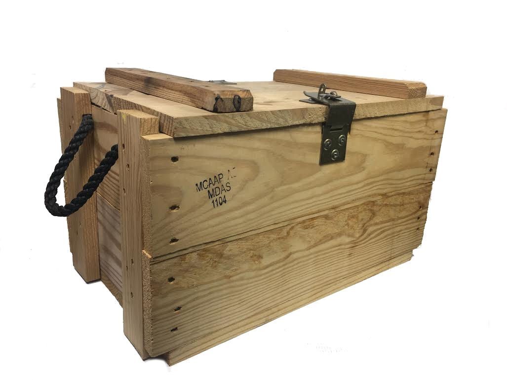 M1911  BOX（弾薬庫） Military Wood Ammo Box 19 1/2” x 11 1/2” x 11 1/2” | eBay