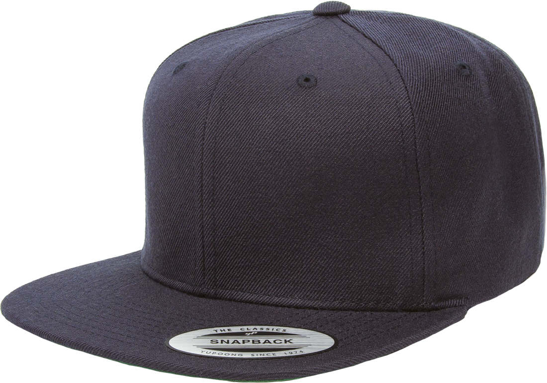 Yupoong Classic Snapback Hat Baseball Cap Plain Blank Snap Back 6089 Adjustable