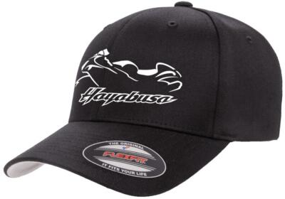 Suzuki Hayabusa Motorcycle Flexfit 6277 Athletic Baseball Fitted Hat Cap