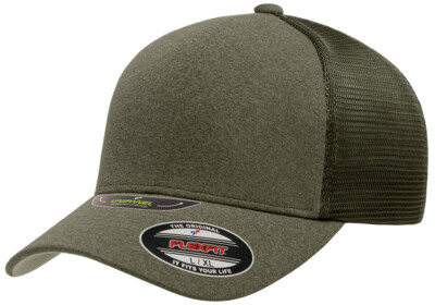Flexfit Unipanel Trucker 5511UP Hat Mesh Curved Visor Cap Flex Fit Ballcap