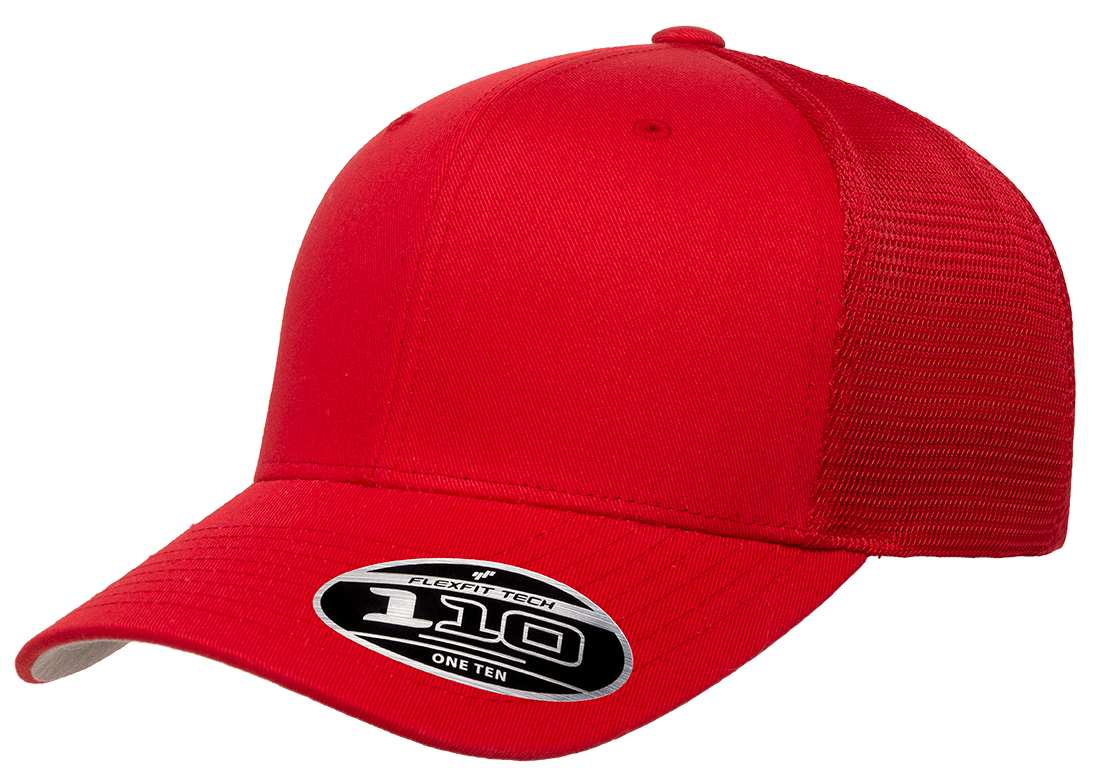 Flexfit Trucker Hat 110 6 Panel Adjustable OSFM Mesh Cap 2-Tone Flex Fit 110M/MT