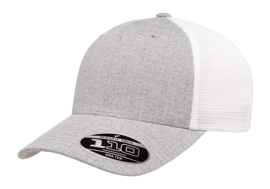 Flexfit Trucker Hat 110 6 Panel Adjustable OSFM Mesh Cap 2-Tone Flex Fit 110M/MT