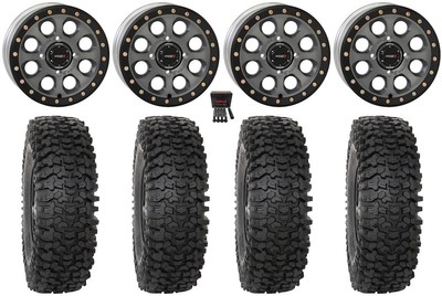 System 3 SB-7 15'' Wheels Ti (5+2) 35'' RC500S Sticky Tires Can-Am Defender