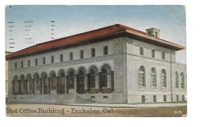 Post Office Building Berkeley California  Vintage Postcard 1920
