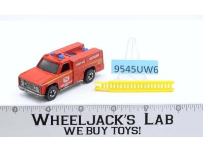 Emergency Unit Red 1974 Blackwall Hot Wheels Mattel Vintage