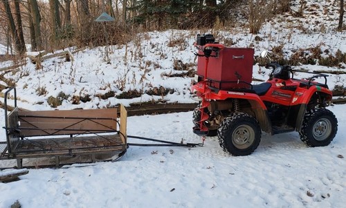 2005 Can am Outlander 4x4 400 ATV 3500 miles with ice fishing gear
