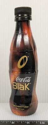 Coca Cola Blak 8oz Shrink Wrapped Glass Coke Bottle g35