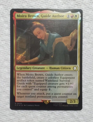 MTG Surge Foil Moira Brown, Guide Author Fallout NM