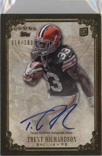 2012 Topps Five Star Trent Richardson #FSFA-TR