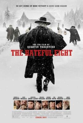 THE HATEFUL EIGHT Movie POSTER 27 x 40 Samuel L. Jackson, Kurt Russell, A