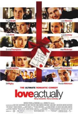 LOVE ACTUALLY Movie POSTER 27 x 40 Hugh Grant, Martine McCutcheon, A
