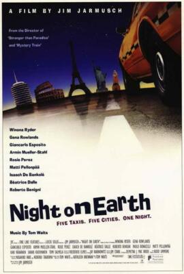 NIGHT ON EARTH Movie POSTER 27 x 40 Gena Rowlands, Winona Ryder, Lisanne Falk, A