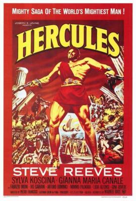 HERCULES Movie POSTER 27 x 40 Steve Reeves, Sylva Koscina, Fabrizio Mioni, A