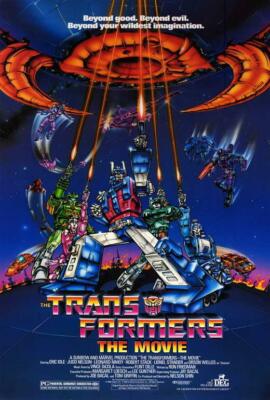 TRANSFORMERS THE MOVIE POSTER 27 x 40  Orson Welles, Robert Stack, A