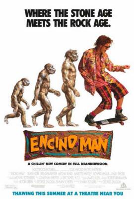 ENCINO MAN Movie POSTER 27 x 40 Sean Astin, Brendan Fraser, A