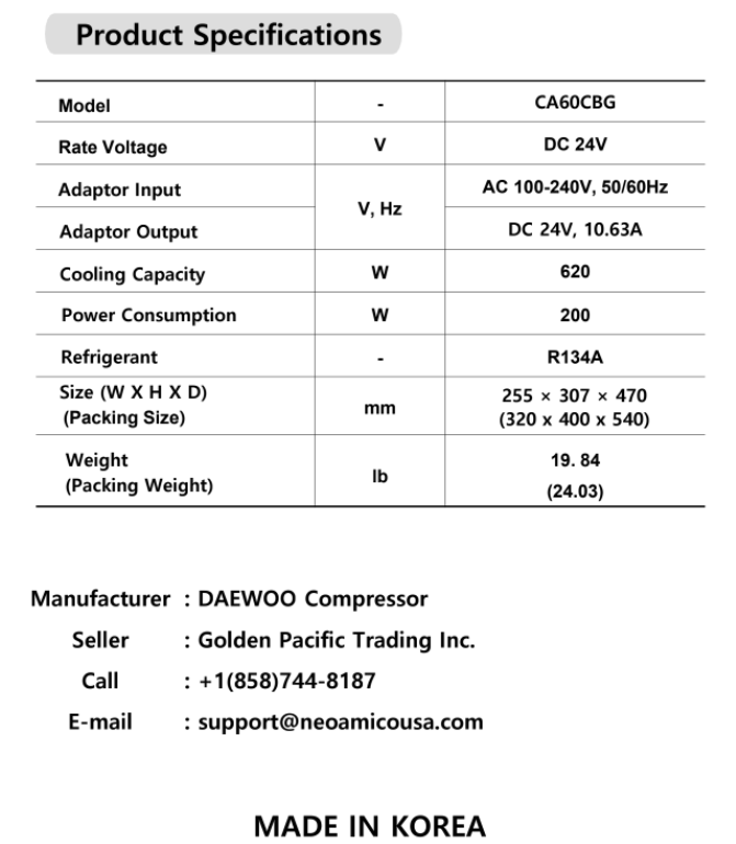 NEOAMICO Camping Air Conditioner