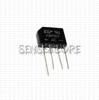 10/20/50/100PCS NEW KBP307 Rectifier Flat bridge Bridge Rectifier 3A/700V New