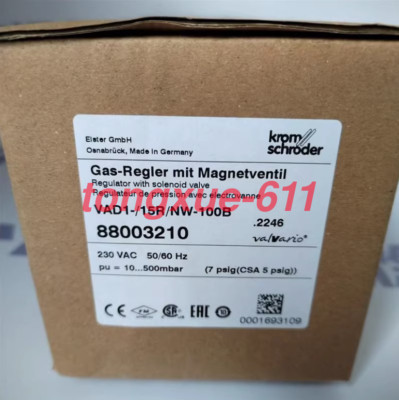 1PC New Krom Schroder VAD1-/15R/NW-100B  Via FedEx or DHL