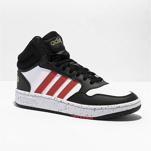 

Adidas Hoops Mid Kids Молодежные спортивные кроссовки для баскетбола # 227, Черный, adidas Hoops 3.0 Mid