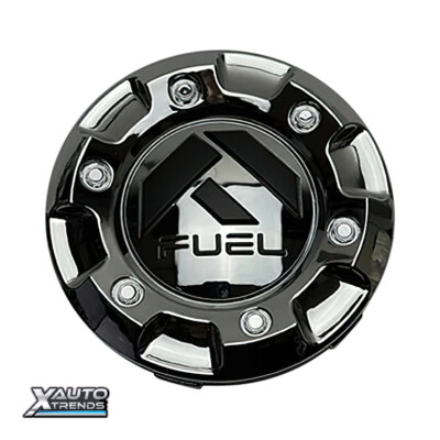 Fuel Off-Road Chrome Wheel Center Cap w/ Matte Black Logo 1001-58CEN-C