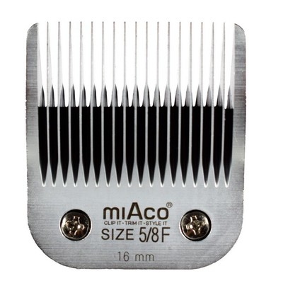 Miaco Size 5/8 16mm Detachable Animal Clipper Blade fits Andis AG, AGC and Oster