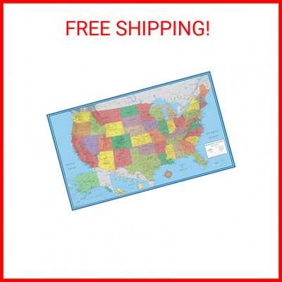 24x36 United States, USA Classic Elite Wall Map Mural Poster (Paper Folded)